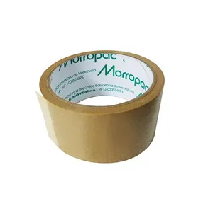 Cinta Adhesiva de Caucho para Embalar Marrón Letras Verdes 2" x 35 m Celoven